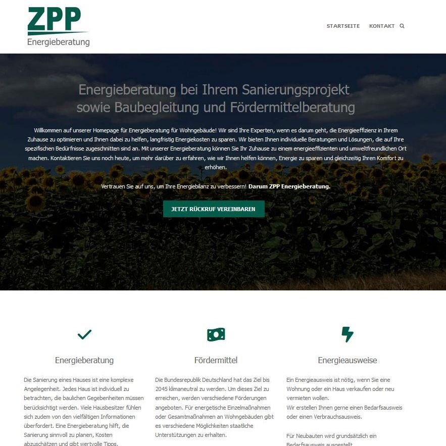 Website Gestaltung